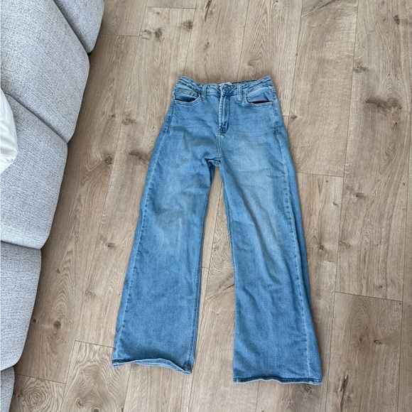 Just Black Women's Boyfriend Jeans in Light Blue - Picture 2 of 2
